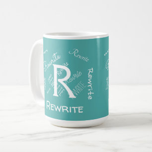 Caneca De Café Personalize este modelo, MONOGRAM, FAMÍLIA, NOME,