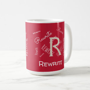 Caneca De Café Personalize este modelo, MONOGRAM, NOME, Café