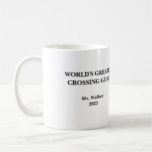 Caneca De Café Personalize Guarda de Trânsito Escolar