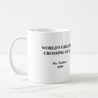 Caneca De Café Personalize Guarda de Trânsito Escolar