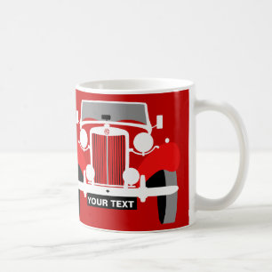 CANECA DE CAFÉ PERSONALIZE O CARRO DE ESPORTES DE MG TD DO
