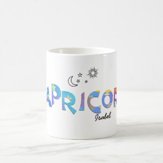 Caneca De Café Personalize o nome CapRICORN Birthday Zodiac Mug