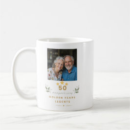 Caneca De Café Personalized 50th Wedding Anniversary Mug