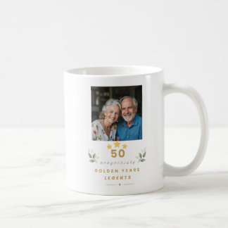 Caneca De Café Personalized 50th Wedding Anniversary Mug