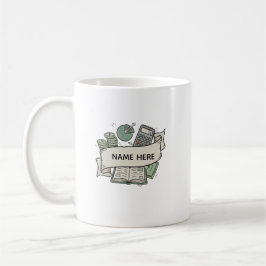 Caneca De Café Personalized Accountant Finance Professional Coffe