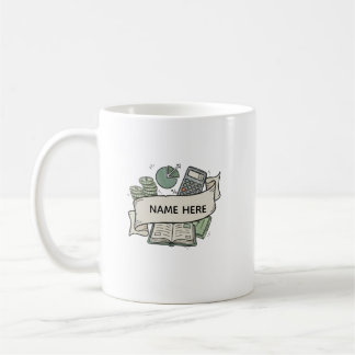 Caneca De Café Personalized Accountant Finance Professional Coffe