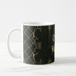 Caneca De Café Personalized Arcane Fantasy Tome Keeper Book Lover
