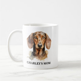 Caneca De Café Personalized Best Dog Mom Photo | Mother’s Day
