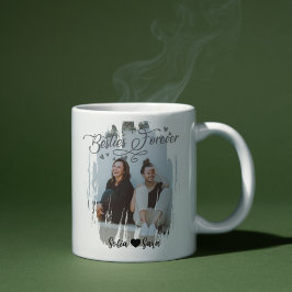 Caneca De Café Personalized Best Friend Mug with Photo | BFF Gift