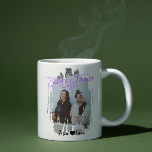 Caneca De Café Personalized Best Friend Mug with Photo | BFF Gift (Personalized Best Friend Mug with Photo | BFF Gift


)