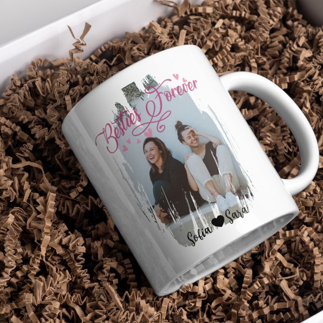 Caneca De Café Personalized Best Friend Mug with Photo | BFF Gift (Personalized Best Friend Mug with Photo | BFF Gift
)