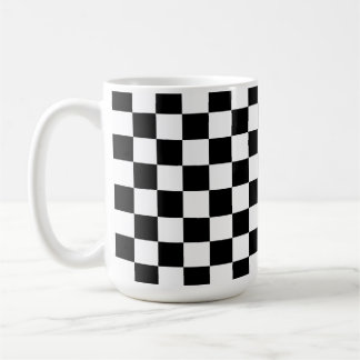 Caneca De Café Personalized Black and White
