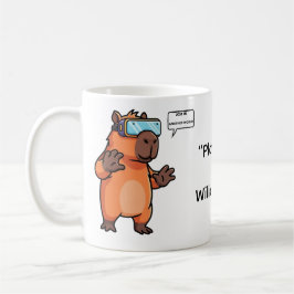 Caneca De Café Personalized Capybara Gamer Coffee Cup