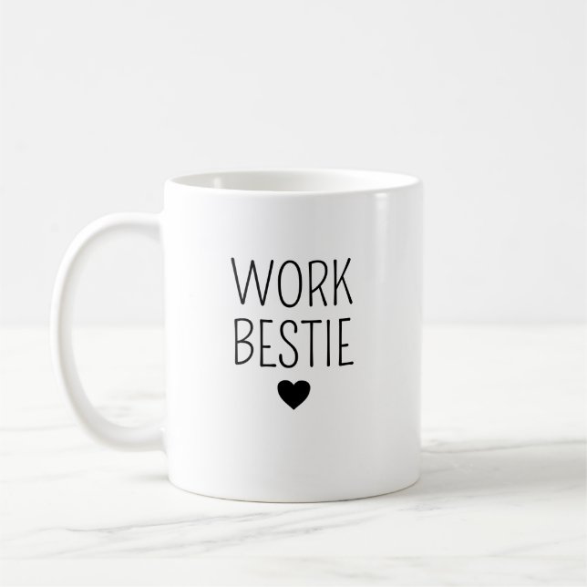 Caneca De Café Personalized ceramic mug for your best colleague   (Esquerda)
