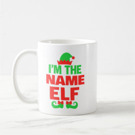 Caneca De Café Personalized Christmas Elf