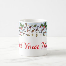 Caneca De Café Personalized Christmas Mug – Add Your Name