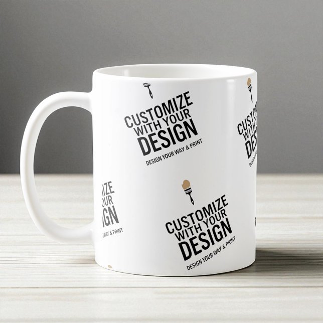 Caneca De Café Personalized Company Branded Custom Minimalist  (Criador carregado)