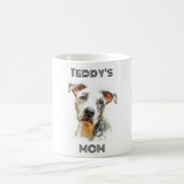 Caneca De Café Personalized Dog Mom Photo Mug | Custom Gift