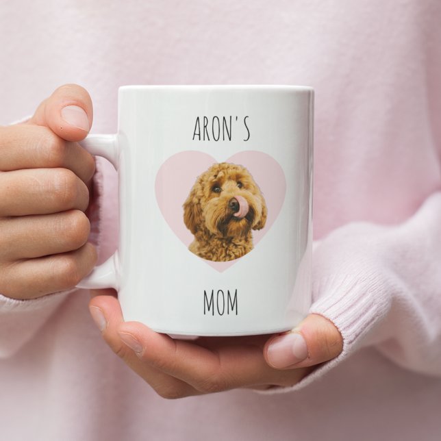 Caneca De Café Personalized Dog Mom Valentine Mug | Custom Pet Ph (Criador carregado)