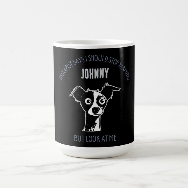 Caneca De Café Personalized Funny – Custom Photo & Name (Centro)