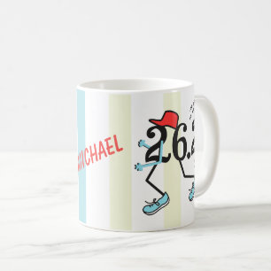 Caneca De Café PERSONALIZED Funny Marathon 26.2 © Gift for Runne