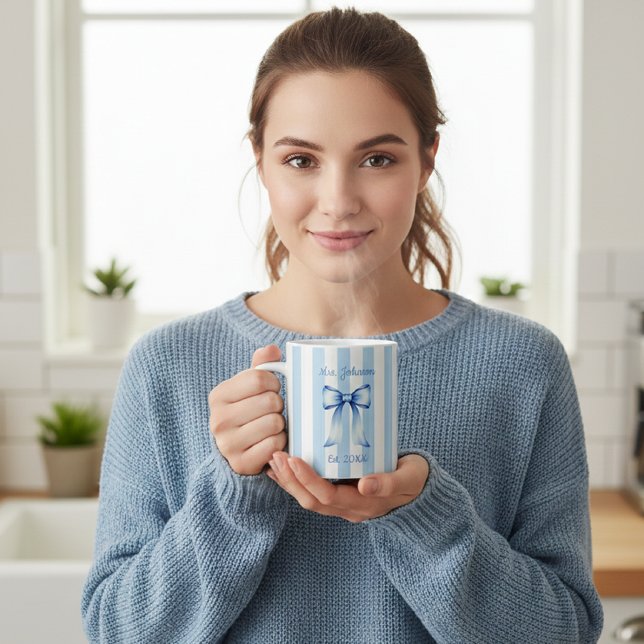 Caneca De Café Personalized Future Mrs. Mug, Custom Engaged Mug (Criador carregado)