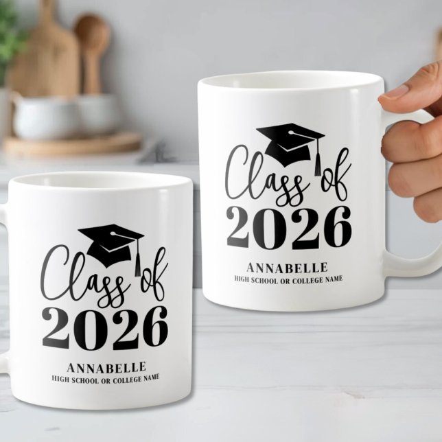 Caneca De Café Personalized Graduation (Personalized Graduation Coffee Mug)