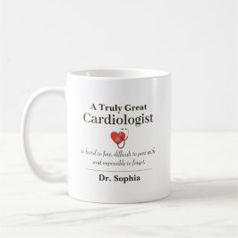 Caneca De Café Personalized Great Cardiologist Appreciation Gift