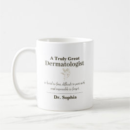 Caneca De Café Personalized Great Dermatologist Appreciation Gift
