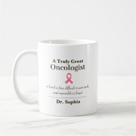 Caneca De Café Personalized Great Oncologist Appreciation Gift