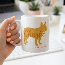 Personalized I Love My Frenchie French Bulldog