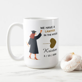 Caneca De Café Personalized law school graduation