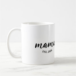Caneca De Café Personalized Mama Est Year Custom Gift For Mommy