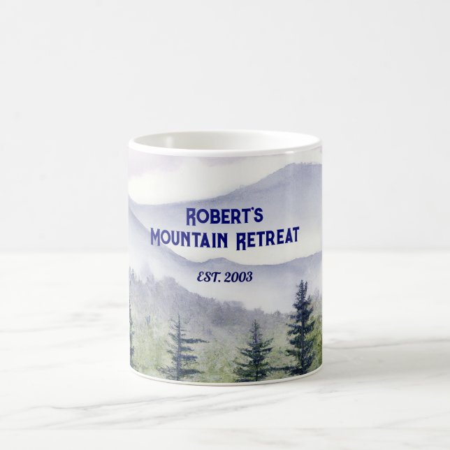 Caneca De Café Personalized Mountain Themed (Centro)