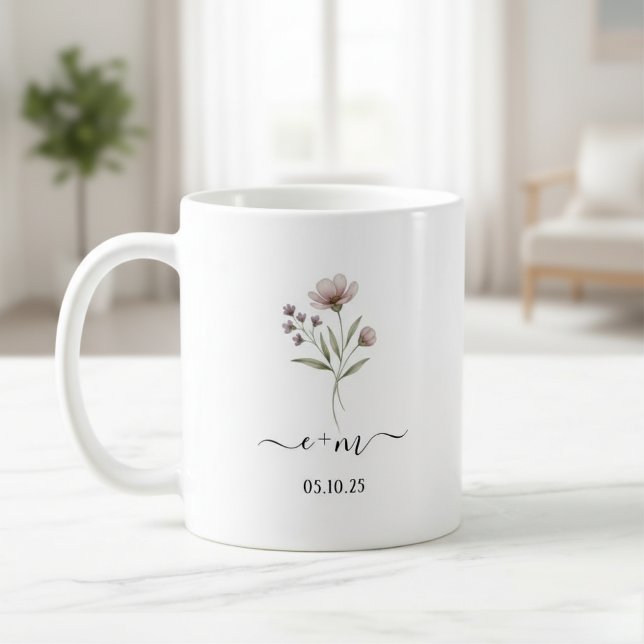 Caneca De Café Personalized Mr & Mrs coffee mugs, Engagement  (Criador carregado)
