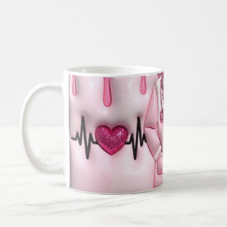 Caneca De Café Personalized Nurse in Progress Classic 11oz Mug