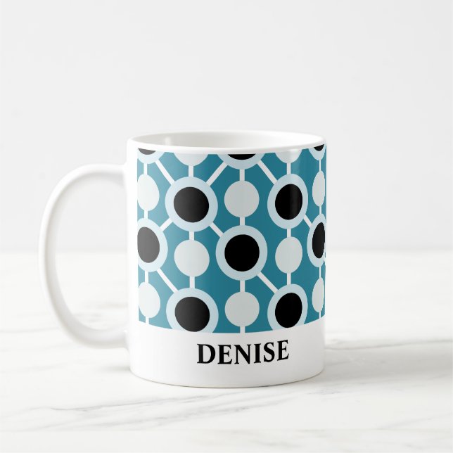 Caneca De Café Personalized Patterned Mug (Esquerda)