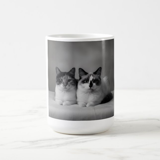 Caneca De Café Personalized Pet Mug – High-Resolution Cat Photo (Centro)
