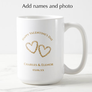 Caneca De Café Personalized Photo Keepsake Valentines Day Gift