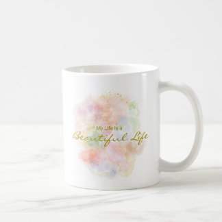 Caneca De Café Personalized Positive Quote Resin Art Typography