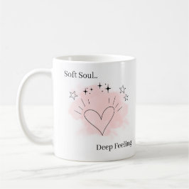 Caneca De Café Personalized Soft Soul Ceramic Coffee Mug
