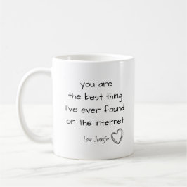 Caneca De Café Personalized You're the Best Thing Online Internet