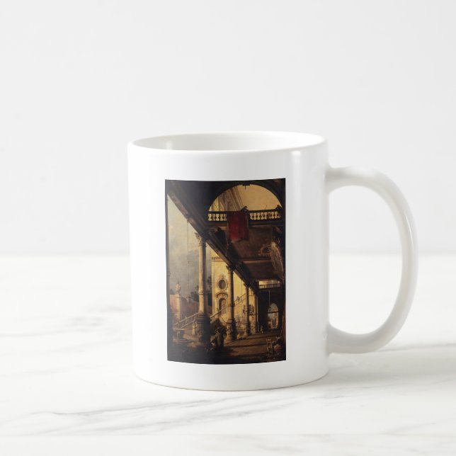 Caneca De Café Perspectiva com um Portico (Direita)