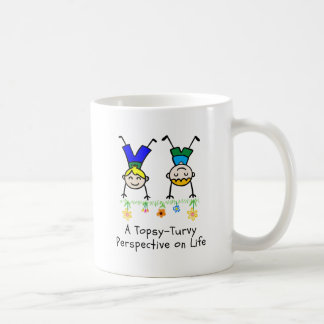 Caneca De Café Perspectiva Invertida sobre a Vida.