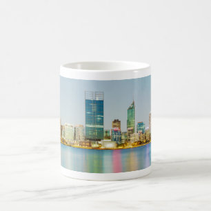 Caneca De Café Perth CBD da Austrália Ocidental de Perth do ponto