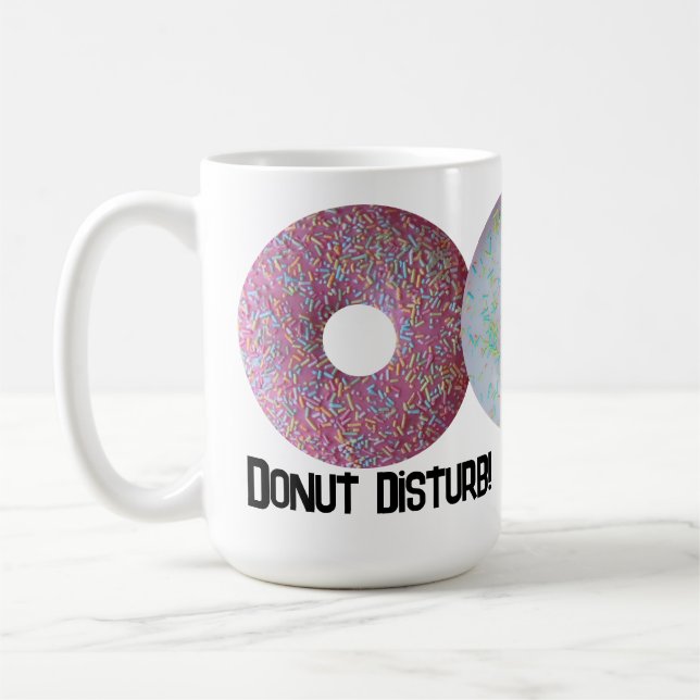 Caneca De Café Perturbação da rosquinha! (Esquerda)