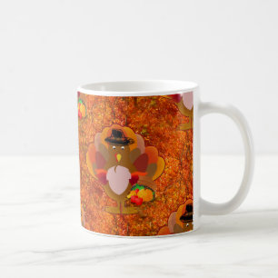 Caneca De Café peru de ação de graças