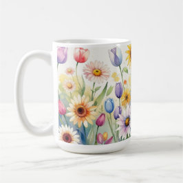 Caneca De Café Perucas de flores