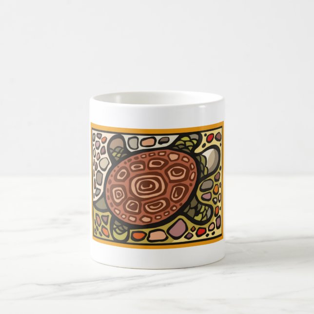 Caneca De Café Perucas de Mosaico (Centro)