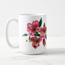 Caneca De Café Peruvian Lily Love is the answer love mug